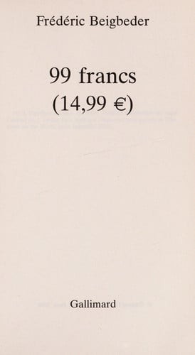 99 francs - Click to enlarge picture.
