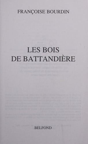 Les bois de battandière - Click to enlarge picture.