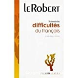 Dictionnaire des difficultés du français - Click to enlarge picture.