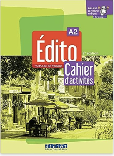 Edito A2 - Cahier d'exercices - Ed.2022