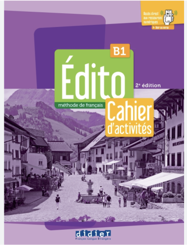 Edito  B1 - Cahier d'activités - Nouvelle édition 2023