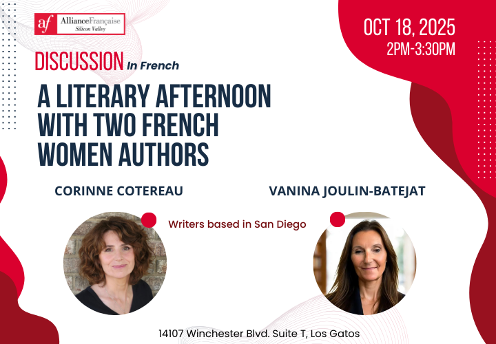 A Literary afternoon with two French Women Authors