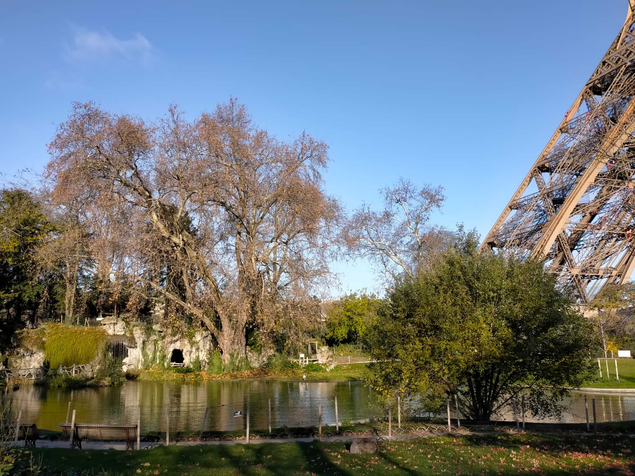 Garden in the Eiffel Tower