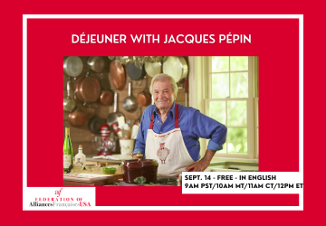 Déjeuner with Jacques Pépin (in English)